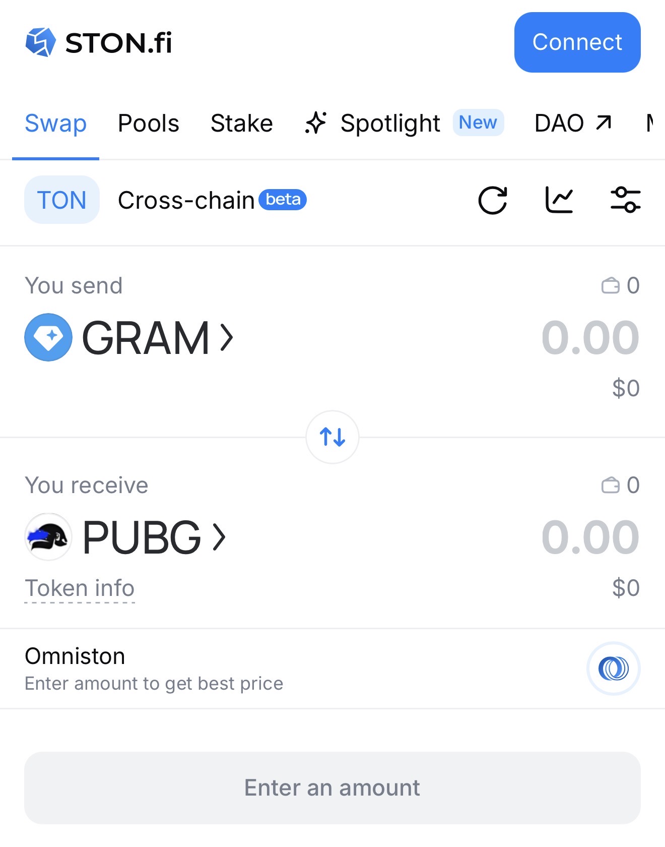 Swap GRAM for PUBG